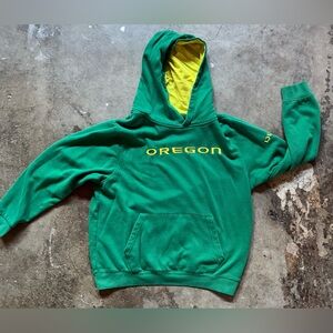 Stadium Athletics Green and Yellow Hoodie